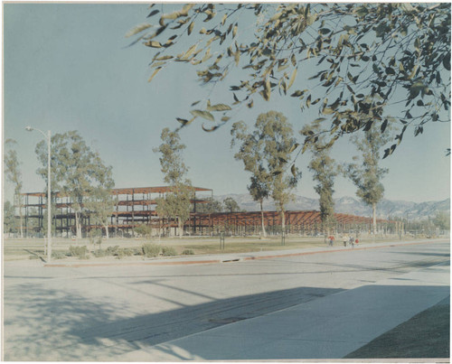 Engineering building construction at San Fernando Valley State College (now CSUN), 1965