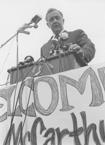 Eugene McCarthy at Valley State, May 23, 1968