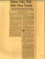 Shaken Valley State Seeks Peace Formula, November 8, 1968