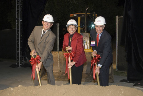 Groundbreaking of new Performing Arts Center at California State University, Northridge, April 30, 2008