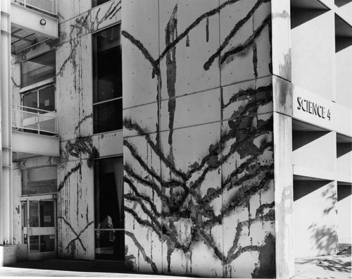 Science 4 (now Magnolia Hall) building at California State University, Northridge; earthquake damage, May 1994