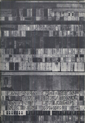 Report of the President's Commission on Educational Development, 1972-1982