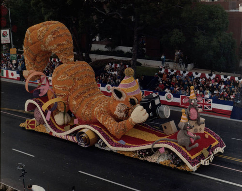 "Smile, say Cheese!"--Eastman Kodak entry to the Pasadena Tournament of Roses Parade, 1991