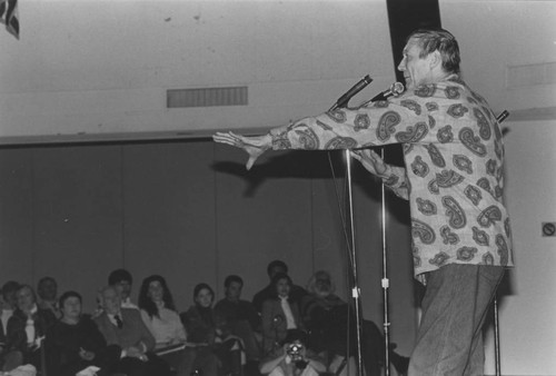 Yevgeny Yevtushenko visits CSUN, 1985