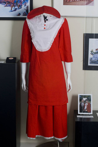 Dress worn by Dorothea Heitz, founder of "Granny Girls", ca. 1969