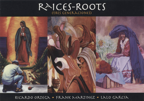 Raices-Roots (Tres Generaciones) art exhibition mailer, September-December 1998