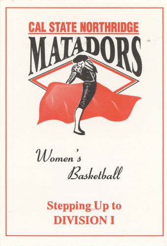 Cal State Northridge Matadors Women's Basketball, Stepping Up to Division One, ca. 1990