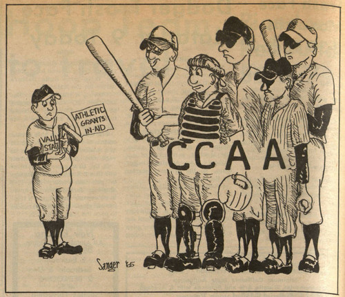 CCAA Cartoon from the Daily Sundial student newspaper--Feb. 23, 1965