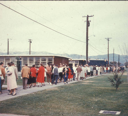 Student registration, ca. 1957