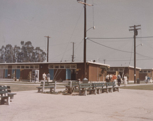 Temporary Buildings at the San Fernando Valley campus of Los Angeles State College, 1956