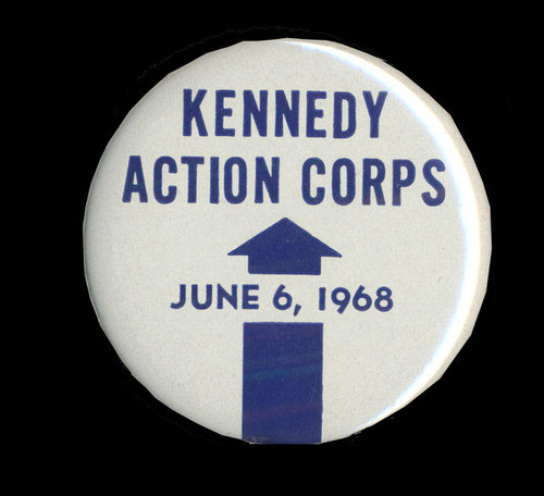 Kennedy Action Corps pin, ca. 1968