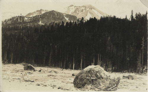 Hot Rock after Mt. Lassen eruption