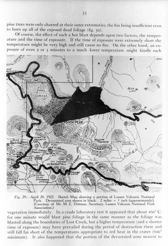 Sketch Map of Lassen National Park