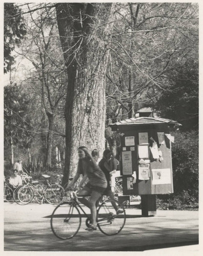 Student biking