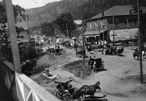 Fourth of July Parade in Downtown Etna