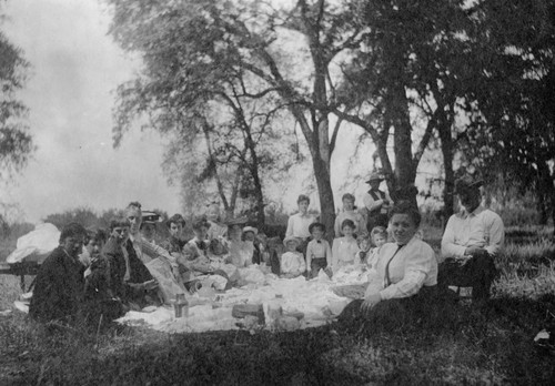 Picnic at the Adam Compton Property