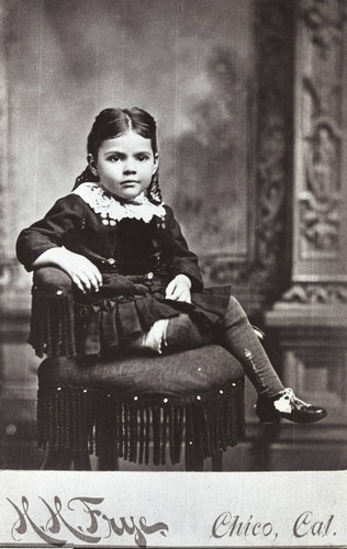 Portrait of Maud Taylor at 3 year 6 months