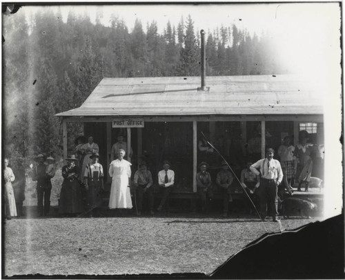 Group in Front of Cecilville Post Office