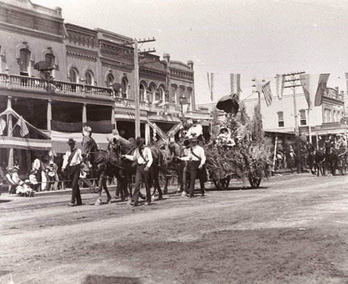 Parade in downtown Red Bluff