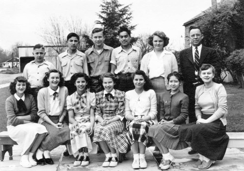 Grand Island School class portrait