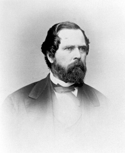 Portrait of John Bidwell taken in 1867