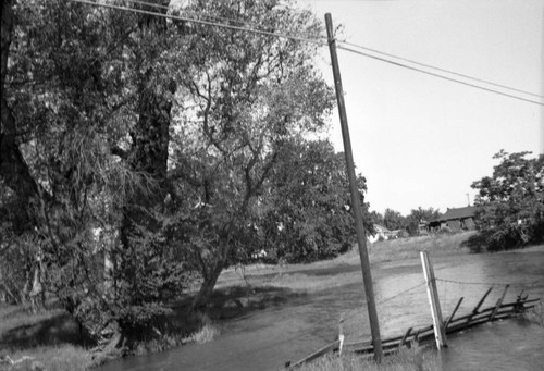 Creek on Historic Route 99 East, Close to Chico ; Adams Ranch -