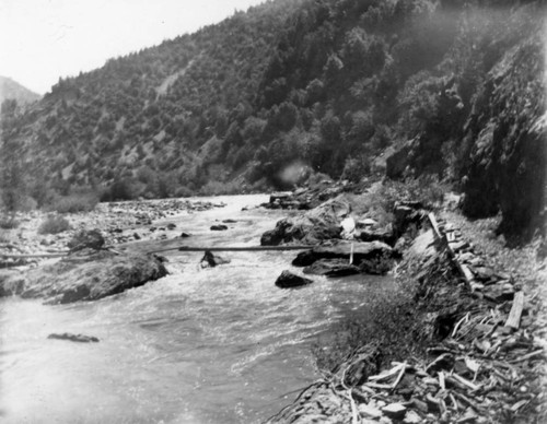 North Fork Feather River with Emigrant Trail