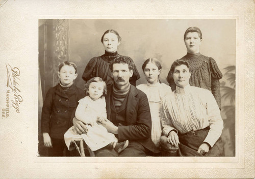 George and Emma Heath Tribbey with children