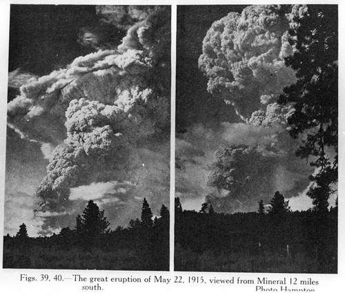 Mt. Lassen eruption