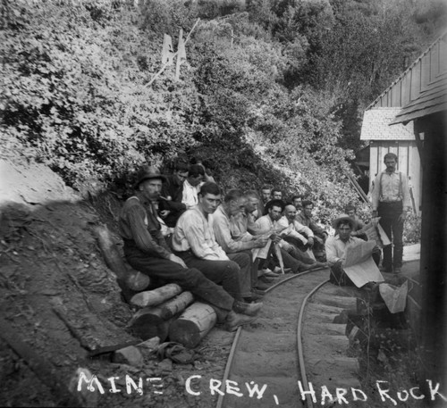 Mine crew in Sawyers Bar area