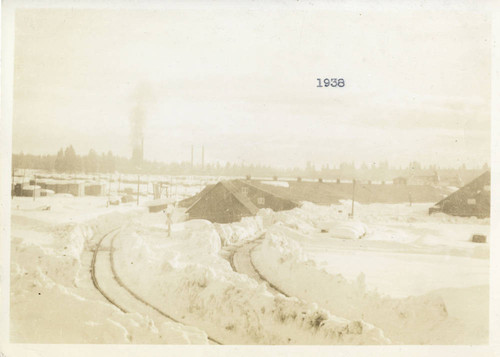 Snowed-In McCloud Lumber Yard