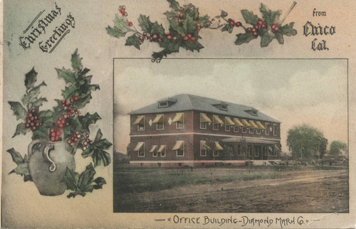 Diamond Match office building Christmas scene