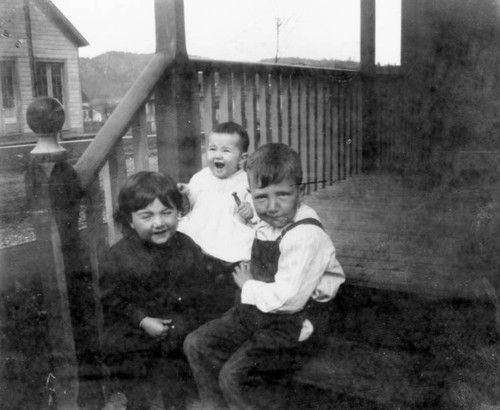 Three Kids on Mori's Porch, Quincy