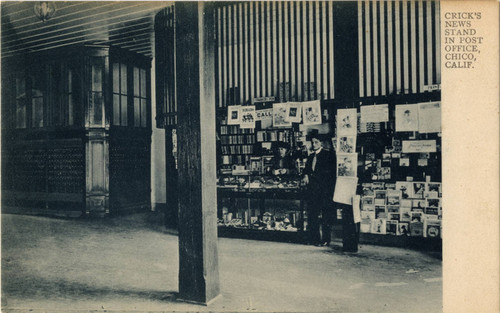 Crick's newstand - Chico Post office