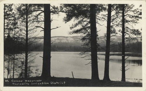 Concow Reservoir In The Thermalito Irrigation Dist