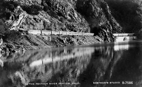 Train in Feather River Canyon