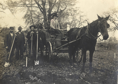 Workers at the Plant Introduction Garden