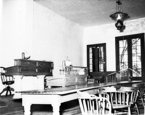 Courtroom - Shasta Museum June 1950