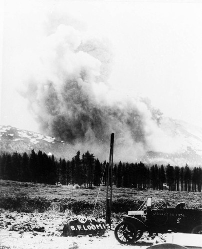 Mt. Lassen eruption