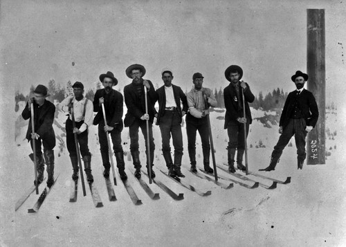 Men Skiing at LaPorte Ca