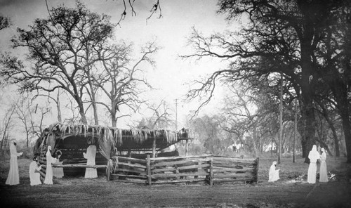 Nativity scene in Bidwell Park