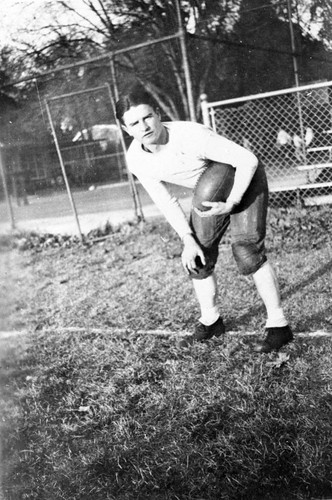 "Jimmie" Harold Thommason Halfback for the Chico State Teacher's College Football Team