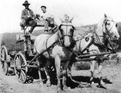 Wagon from LaPorte to Strawberry Valley--Soper-Wheeler Company