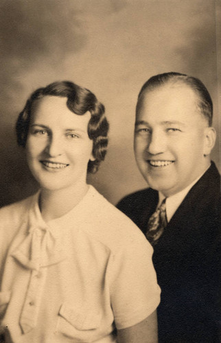 Portrait of Anna Marie Patrick Olsen and Roy Olsen