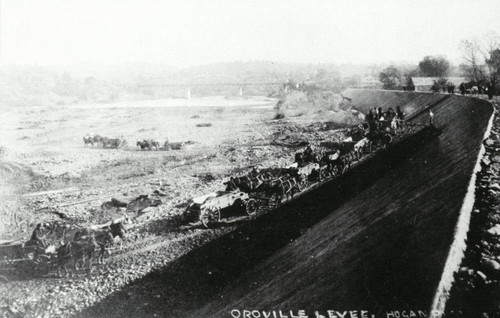 Construction of Levee at Oroville, California