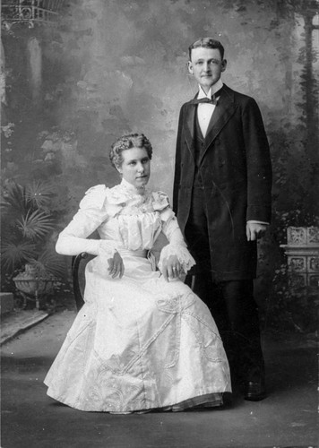 Wedding picture of William and Eugenia Haines