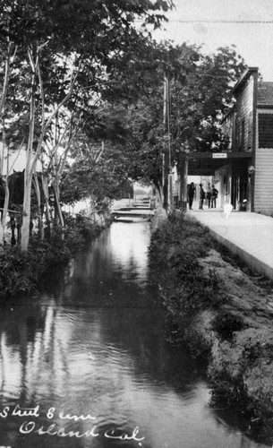 Ditch and Buildings in Orland