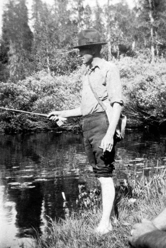 Fishing at Grizzly Lake