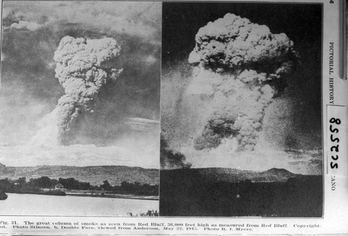 Views of the Lassen Volcanic Eruption