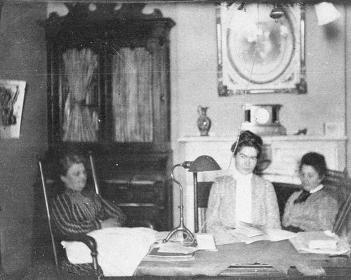 Three Women Sitting in the Office